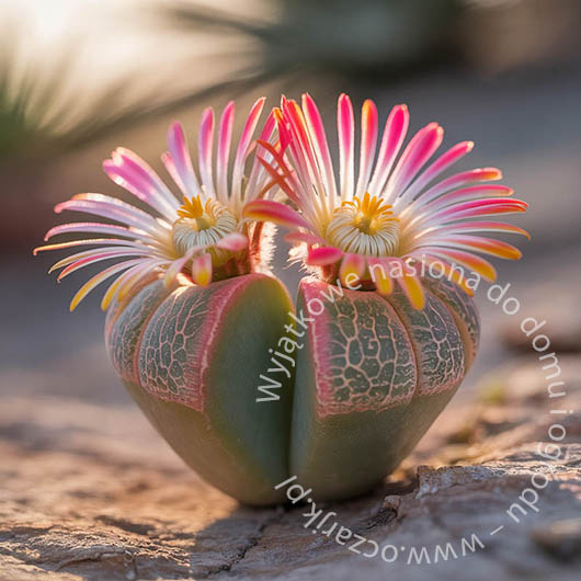 Nasiona Żywe kamienie Lithops pseudotruncatella